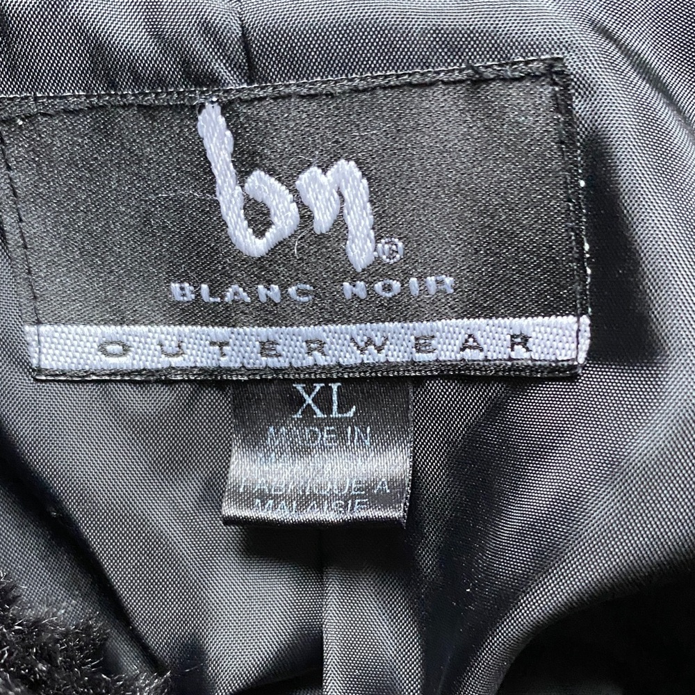 Blanc Noir Black Teddy Jacket - Picture 7 of 7